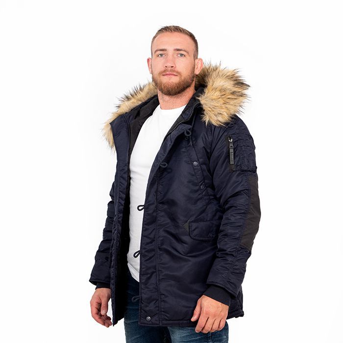 JACKE ERLE DUNKEL MARINEBLAU