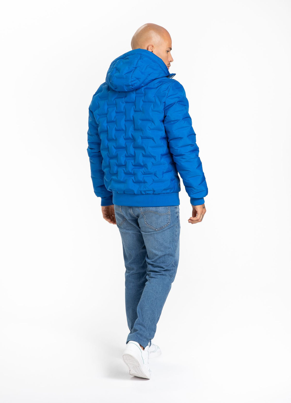 Gesteppte Kapuzenjacke CARVER Königsblau