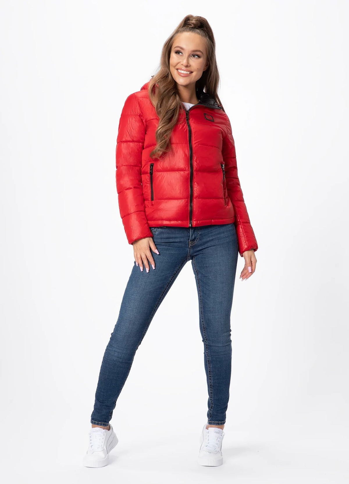 Frauen Winterjacke Shine - Rot