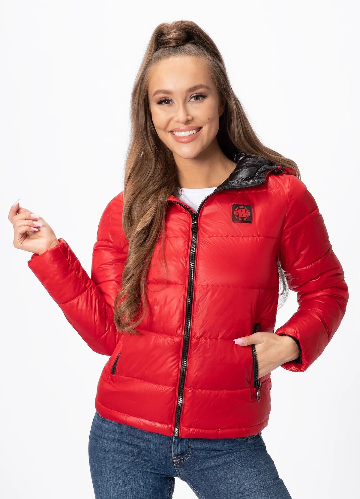 Frauen Winterjacke Shine - Rot