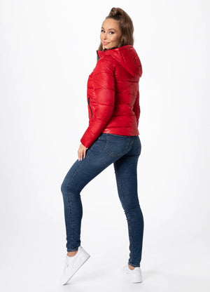 Frauen Winterjacke Shine - Rot