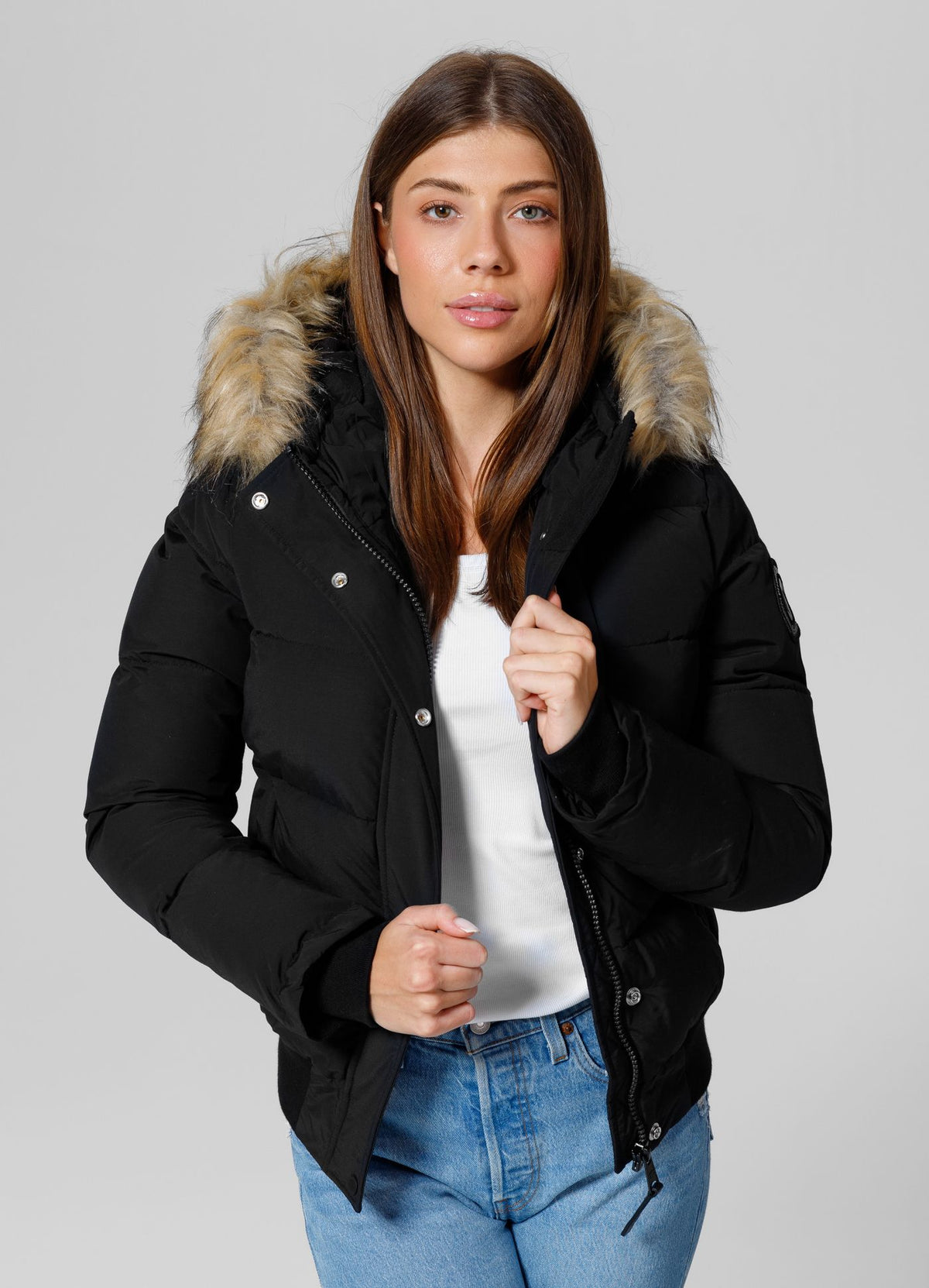 Damen Winterjacke Azalea - Schwarz