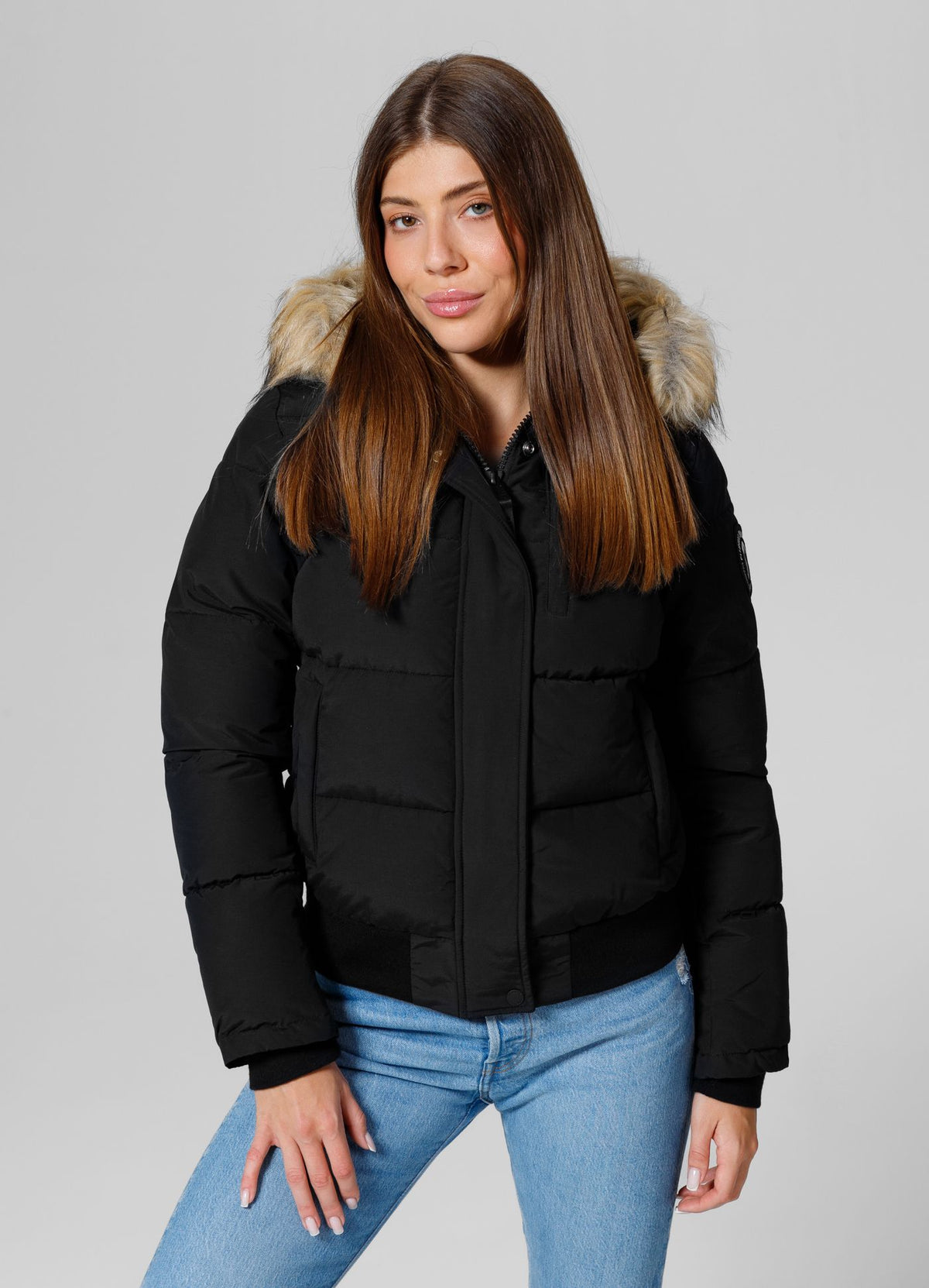 Damen Winterjacke Azalea - Schwarz