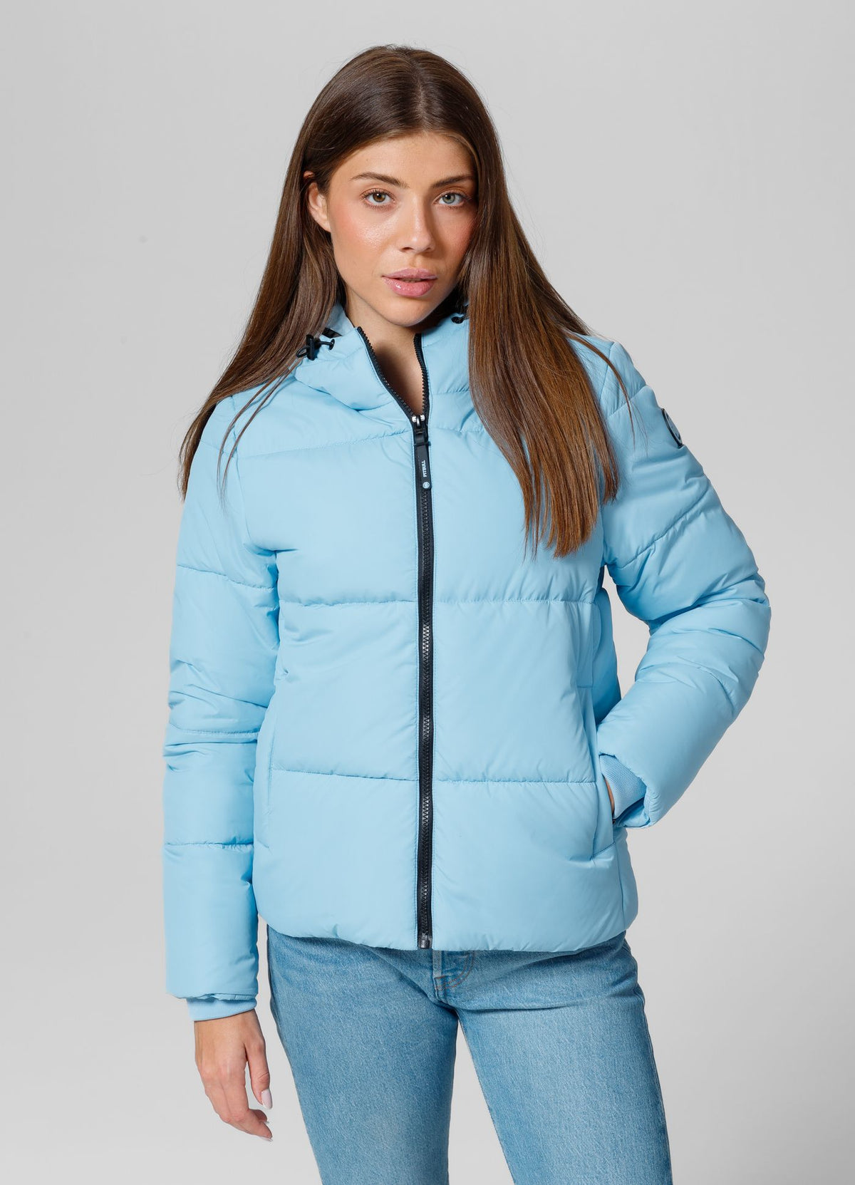 Winterjacke mit Kapuze Vista - Hellblau