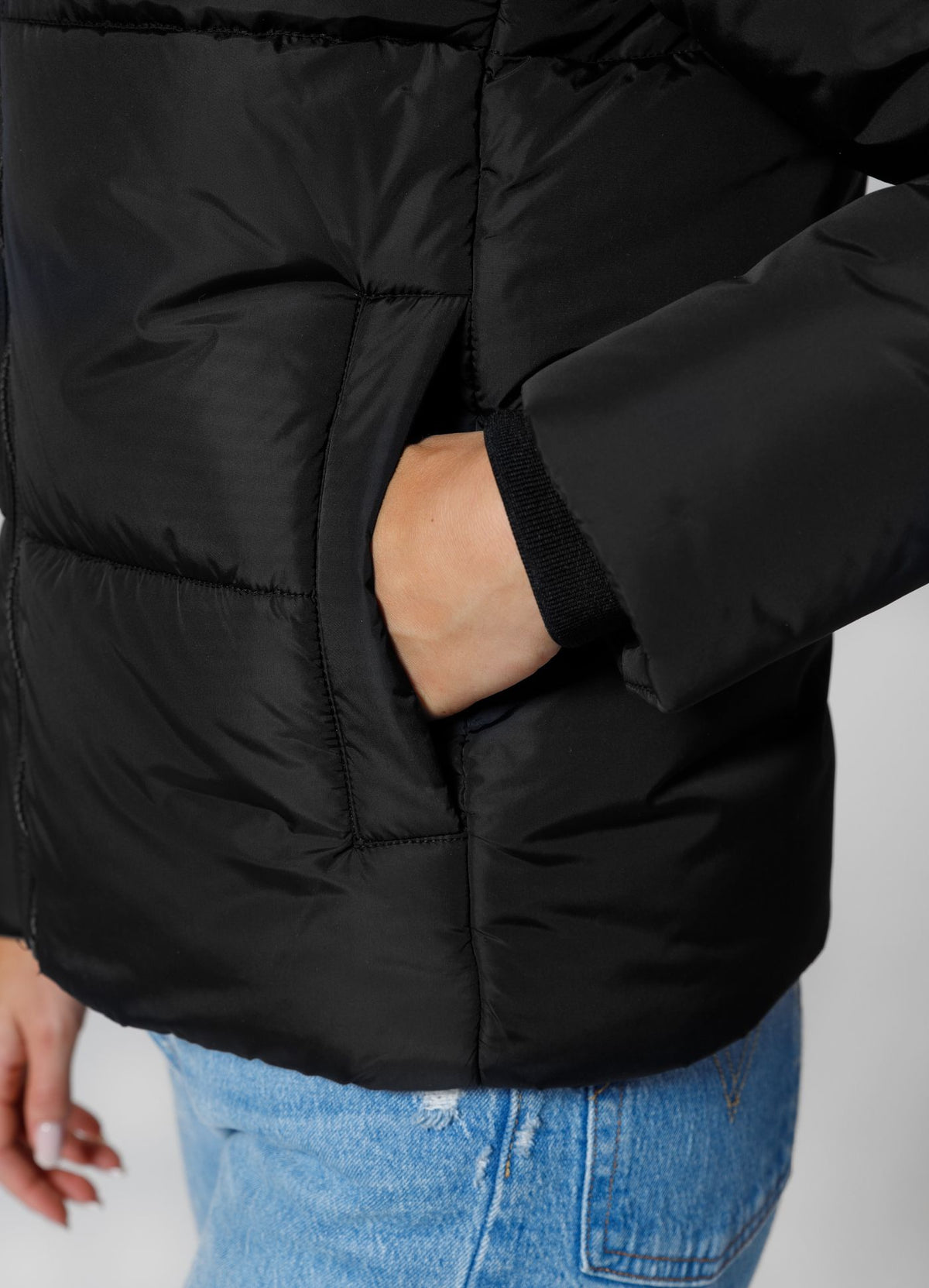 Winterjacke mit Kapuze Vista - Schwarz