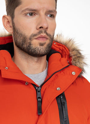 Kapuzenjacke Firethorn Flame Red