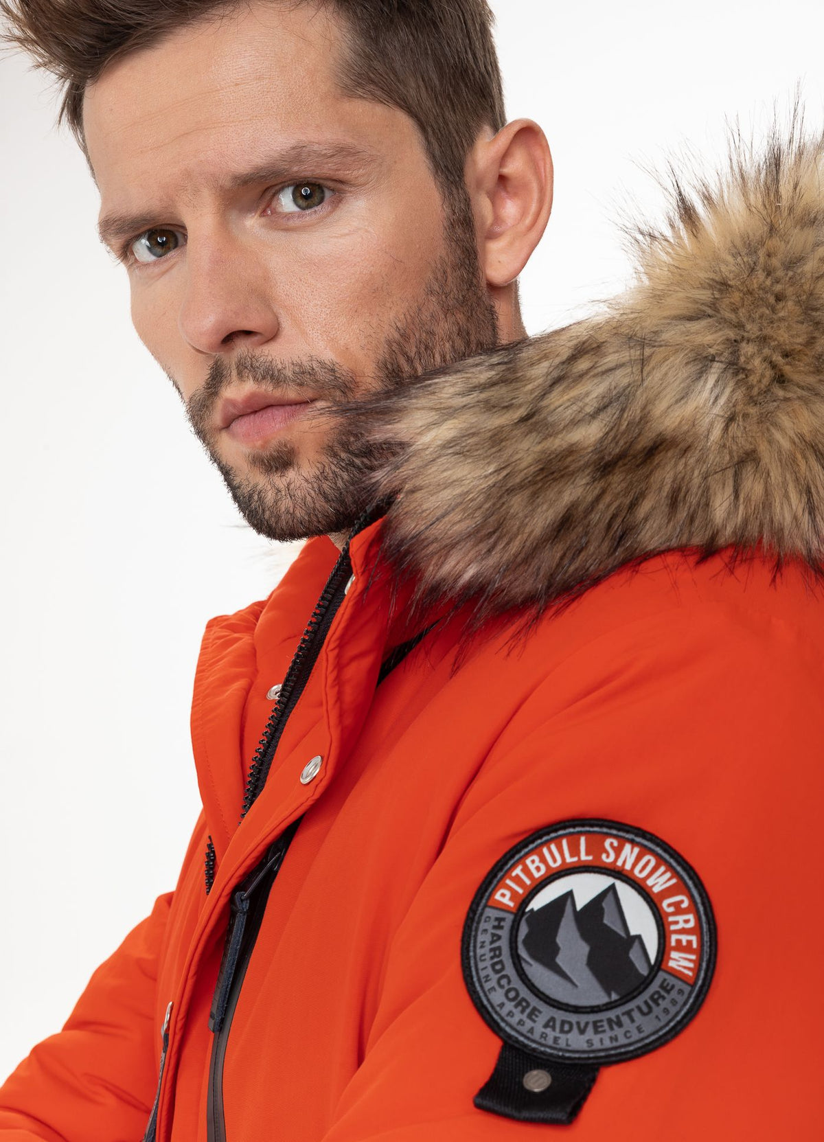 Kapuzenjacke Firethorn Flame Red