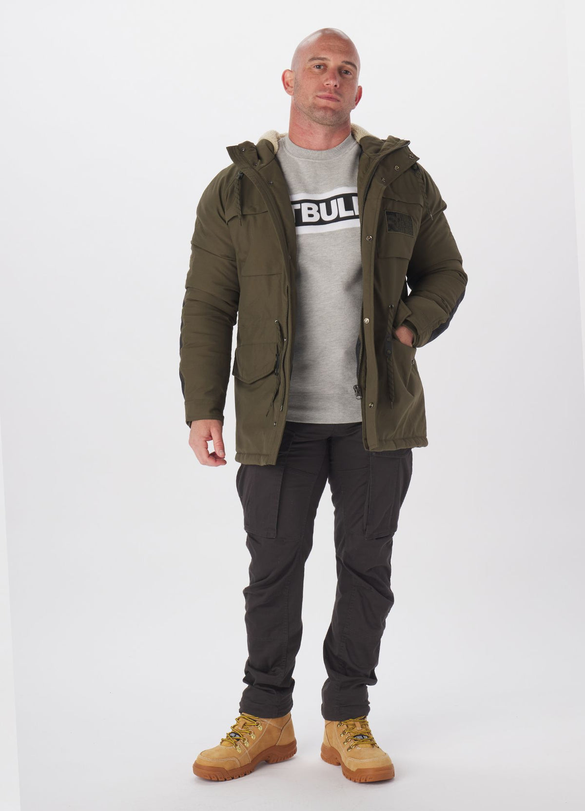 Winterjacke Gunner - Olivgrün
