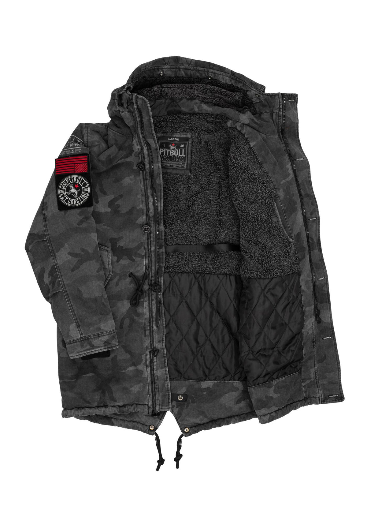 WINTERJACKE HEMLOCK III SCHWARZ CAMO 