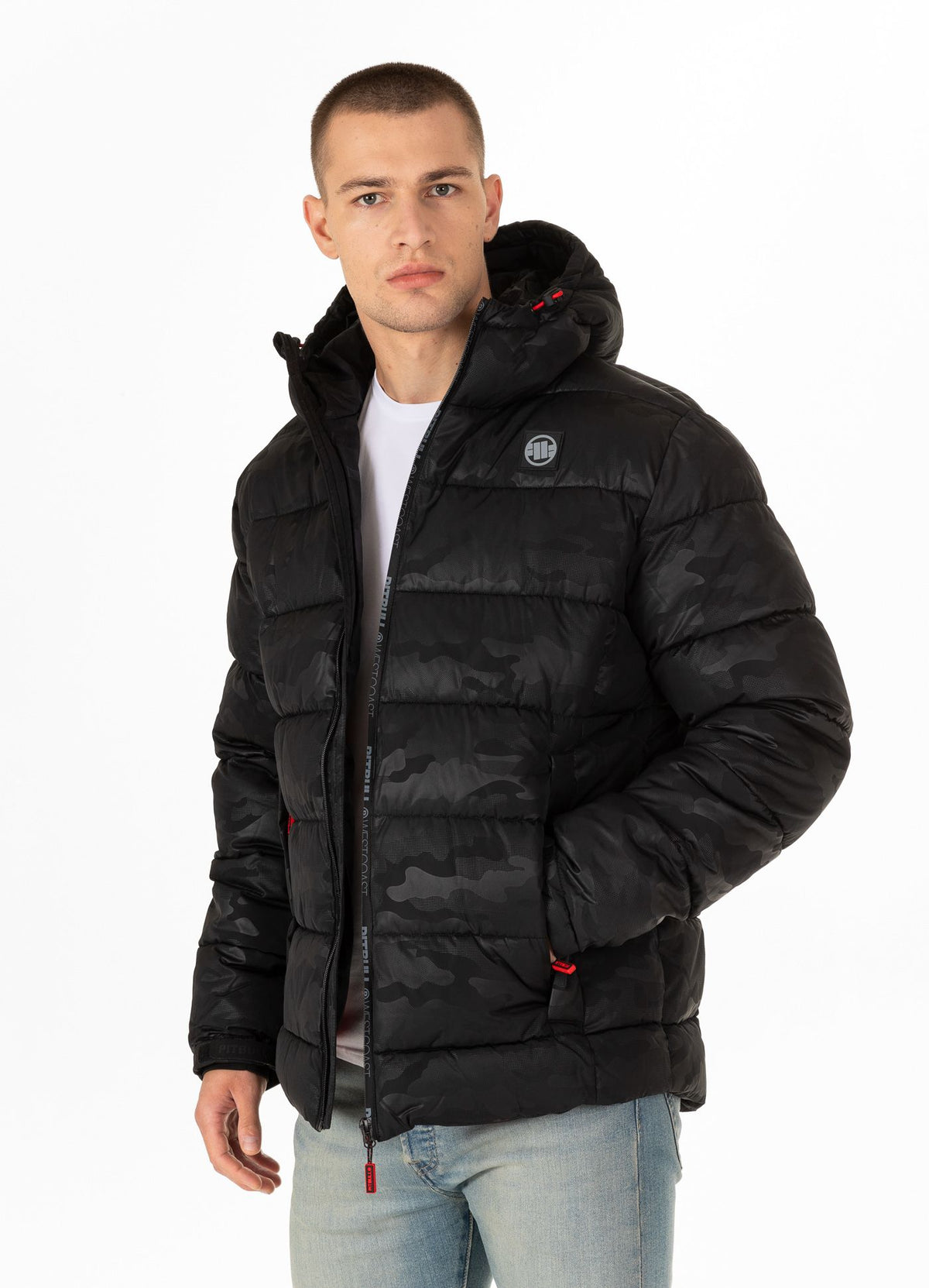 Winterjacke Airway V - Schwarzes Camouflage