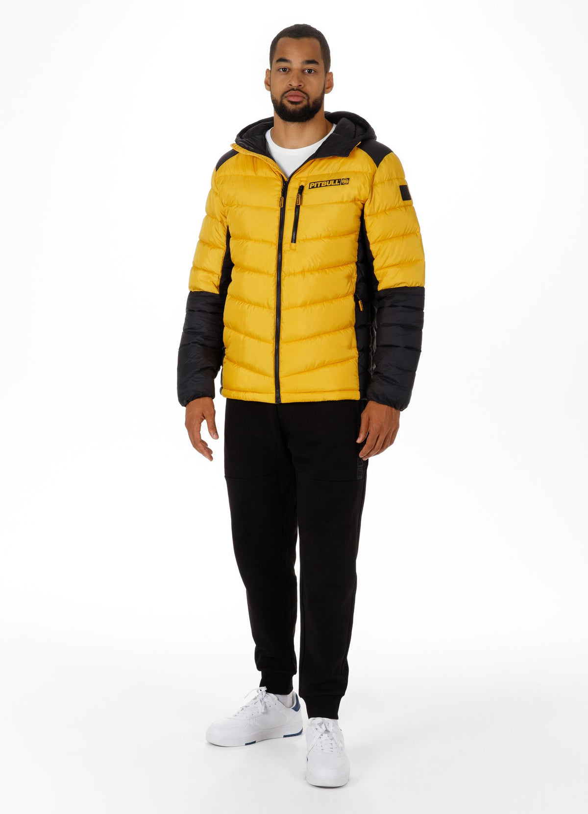Winterjacke Evergold - Schwarz/Gelb