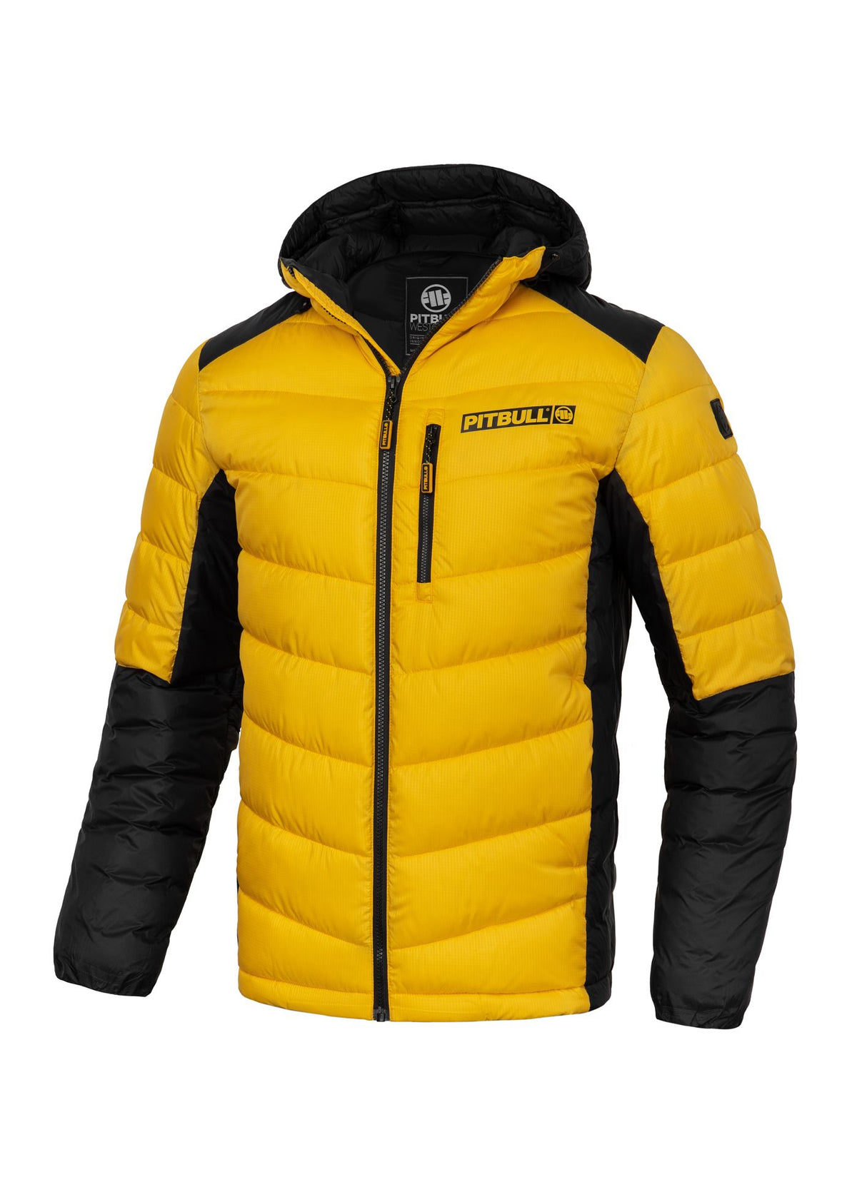 Winterjacke Evergold - Schwarz/Gelb