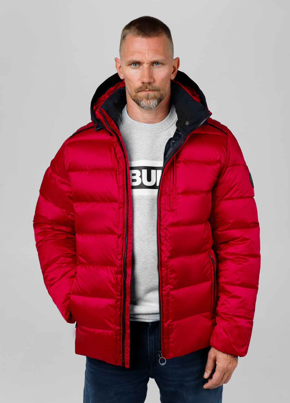 Herren Winterjacke mit Kapuze Barles