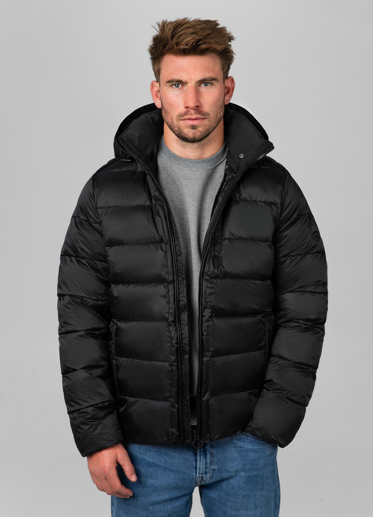 Men's winter hooded jacket Barles