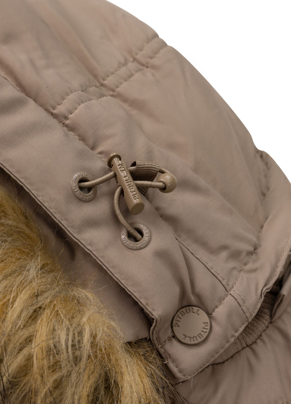 Winterjacke mit Kapuze Burnt - Sand