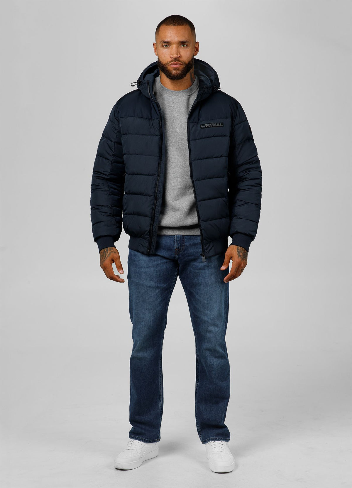 Winterjacke mit Kapuze Dillon - Dunkelblau