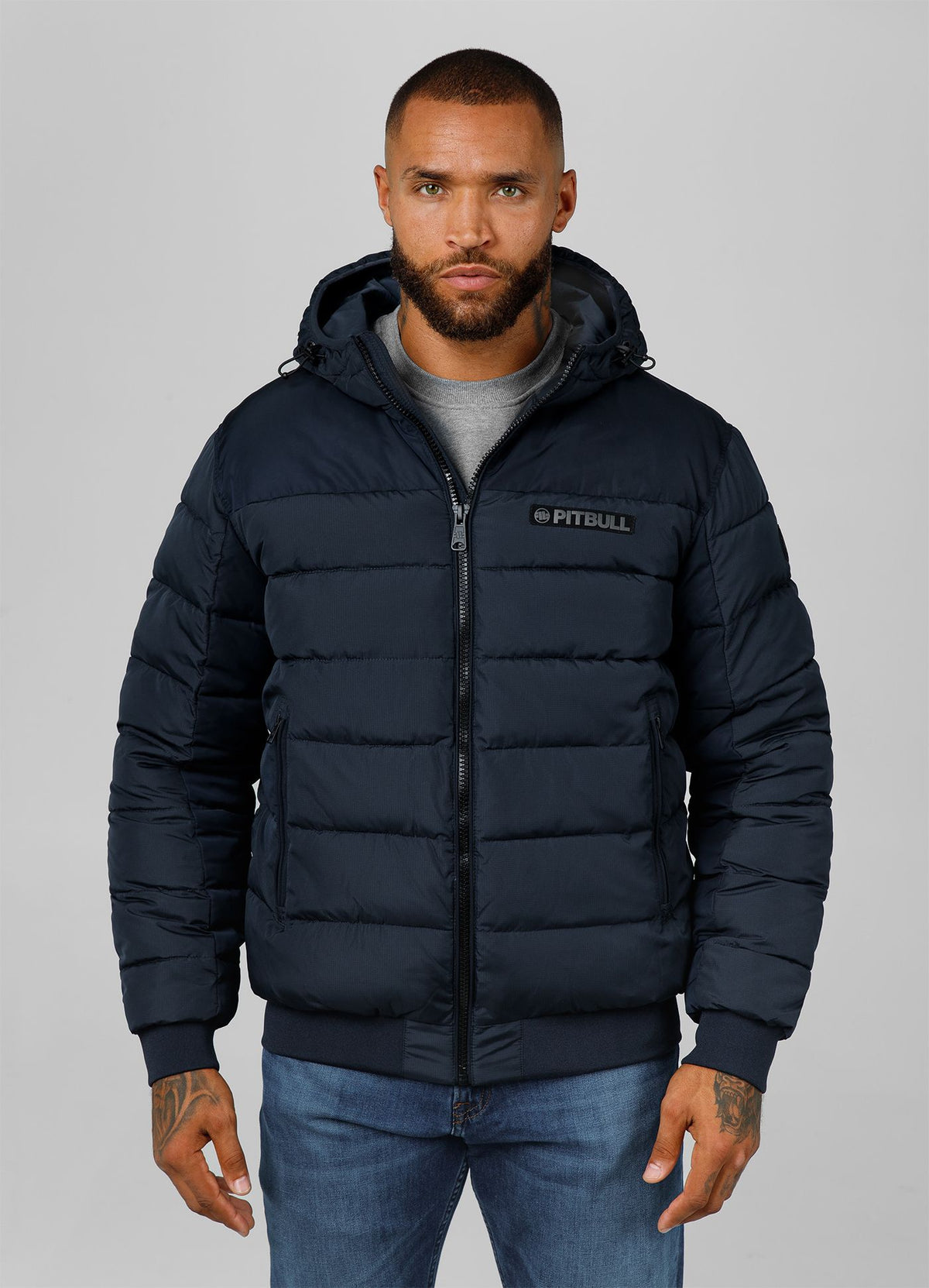 Winterjacke mit Kapuze Dillon - Dunkelblau