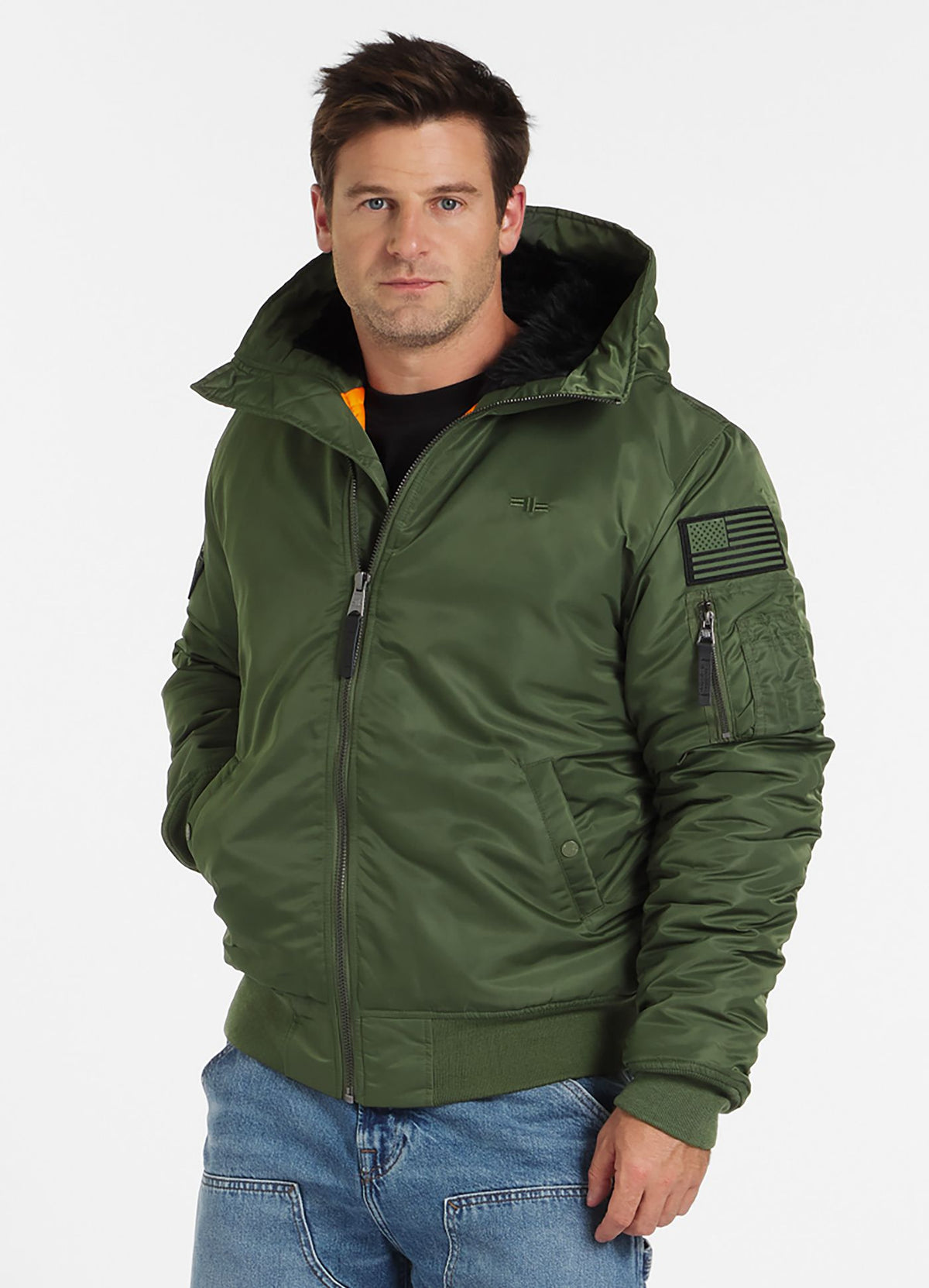 Men's winter hooded jacket Encino - Pitbull.eu