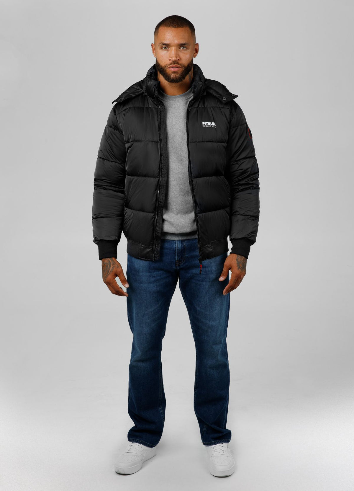 Men's winter hooded jacket Walpen II - Pitbull.eu