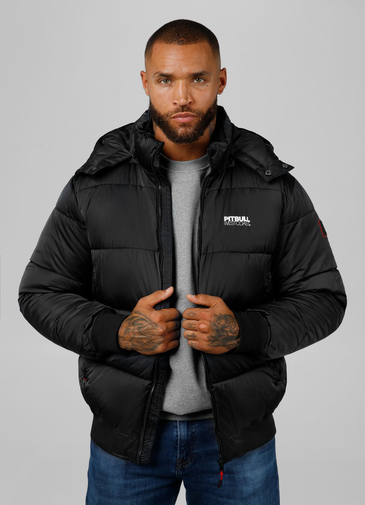 Men's winter hooded jacket Walpen II - Pitbull.eu