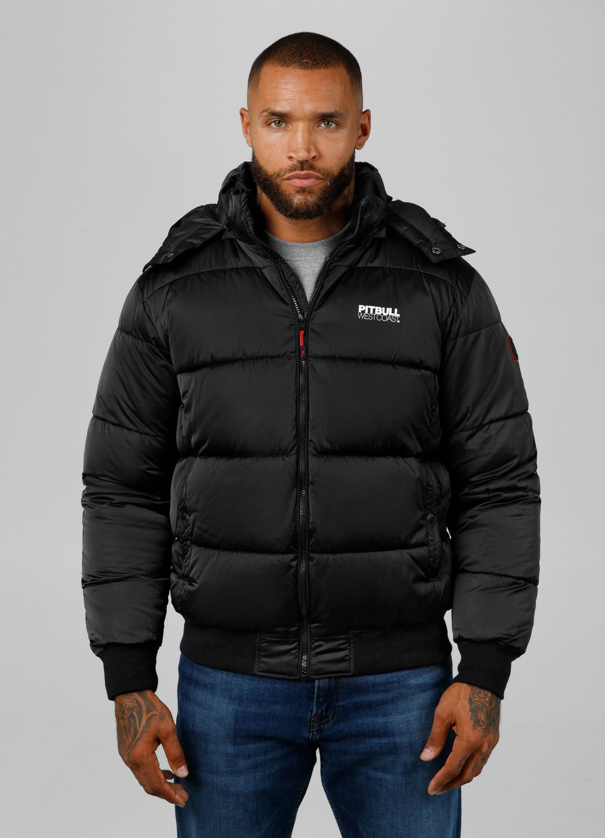 Men's winter hooded jacket Walpen II - Pitbull.eu