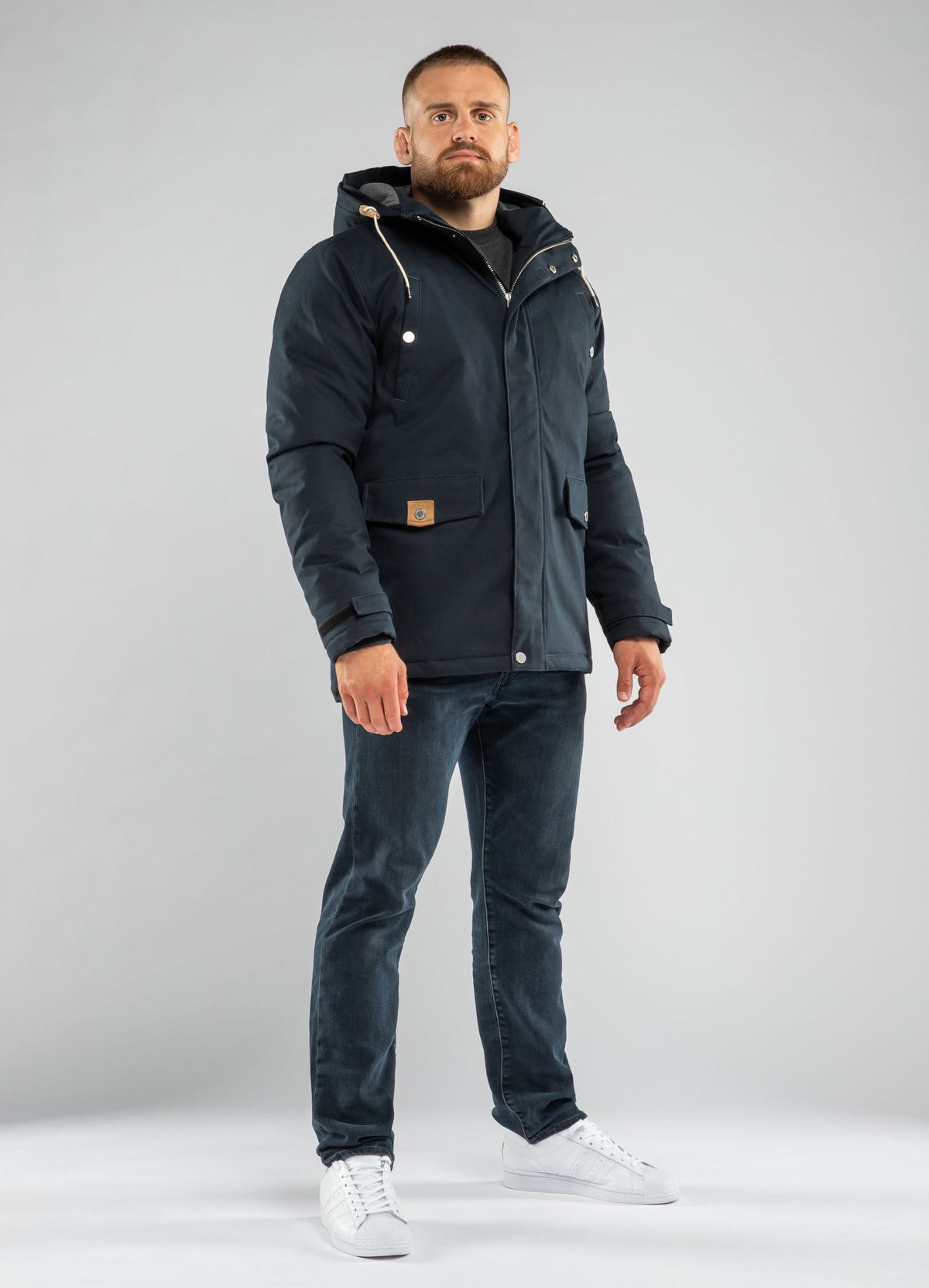 Parka-Jacke TOPS Dunkelblau 