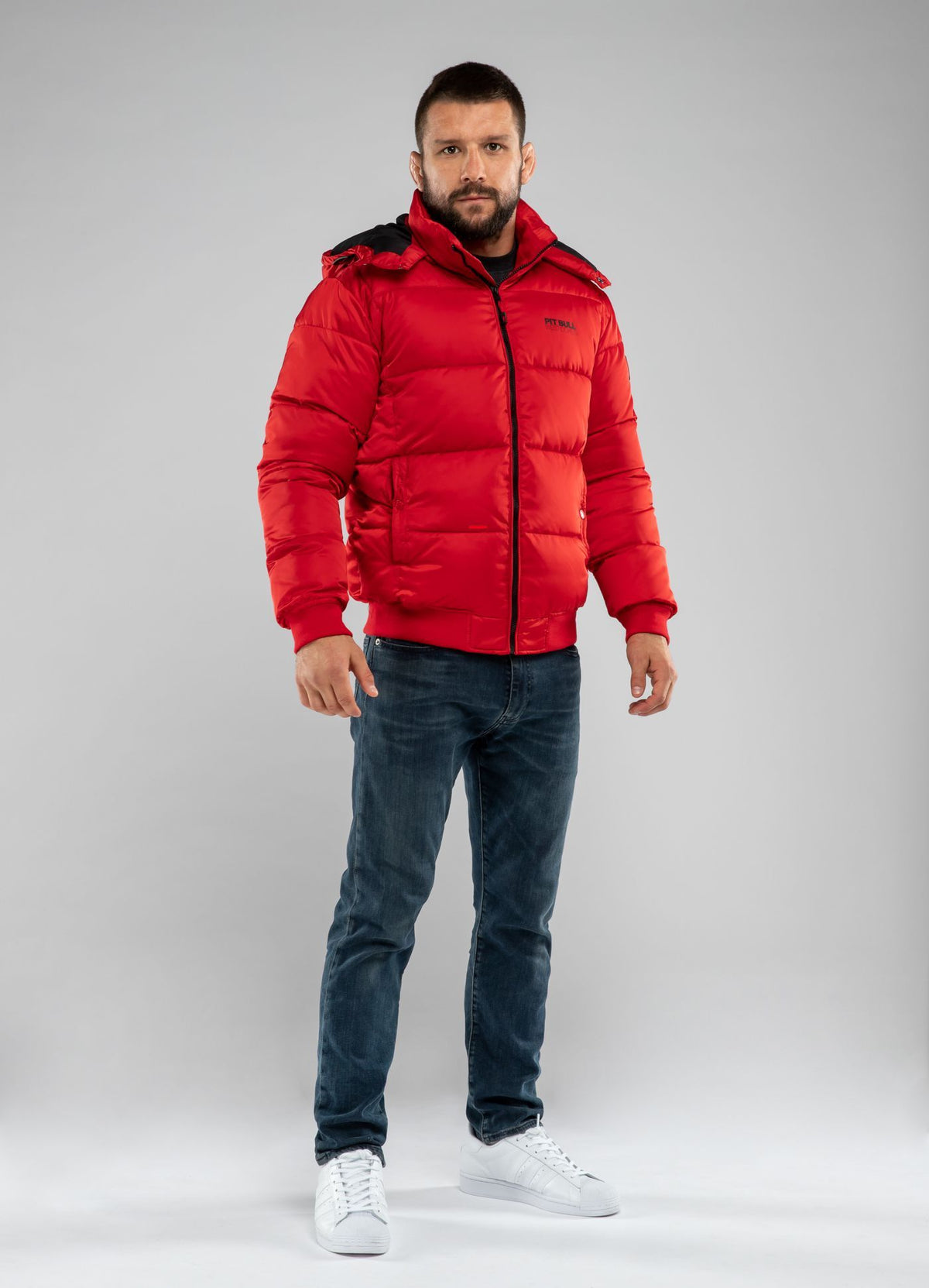 Winterjacke Walpen II - Rot