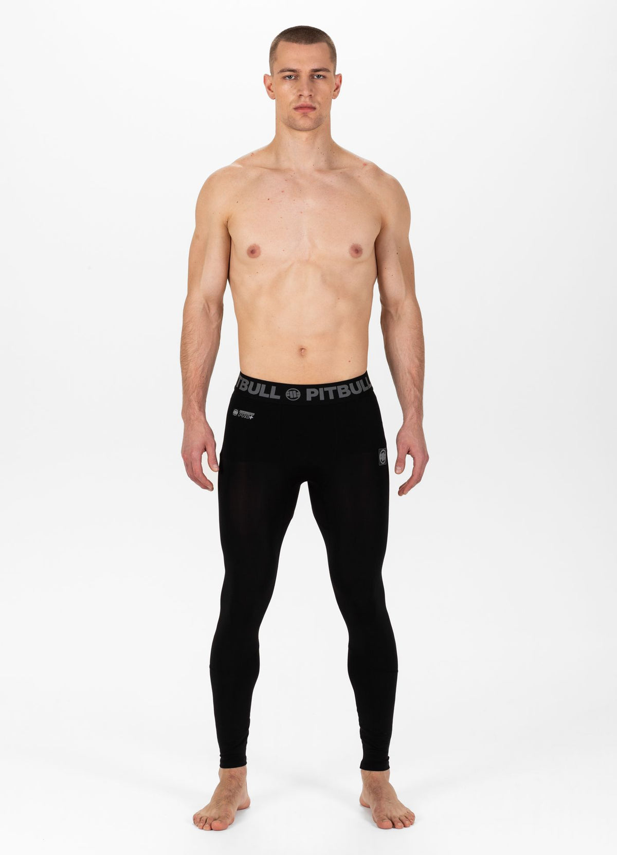 Sportleggings Herren Performance Pro plus New Logo - Schwarz