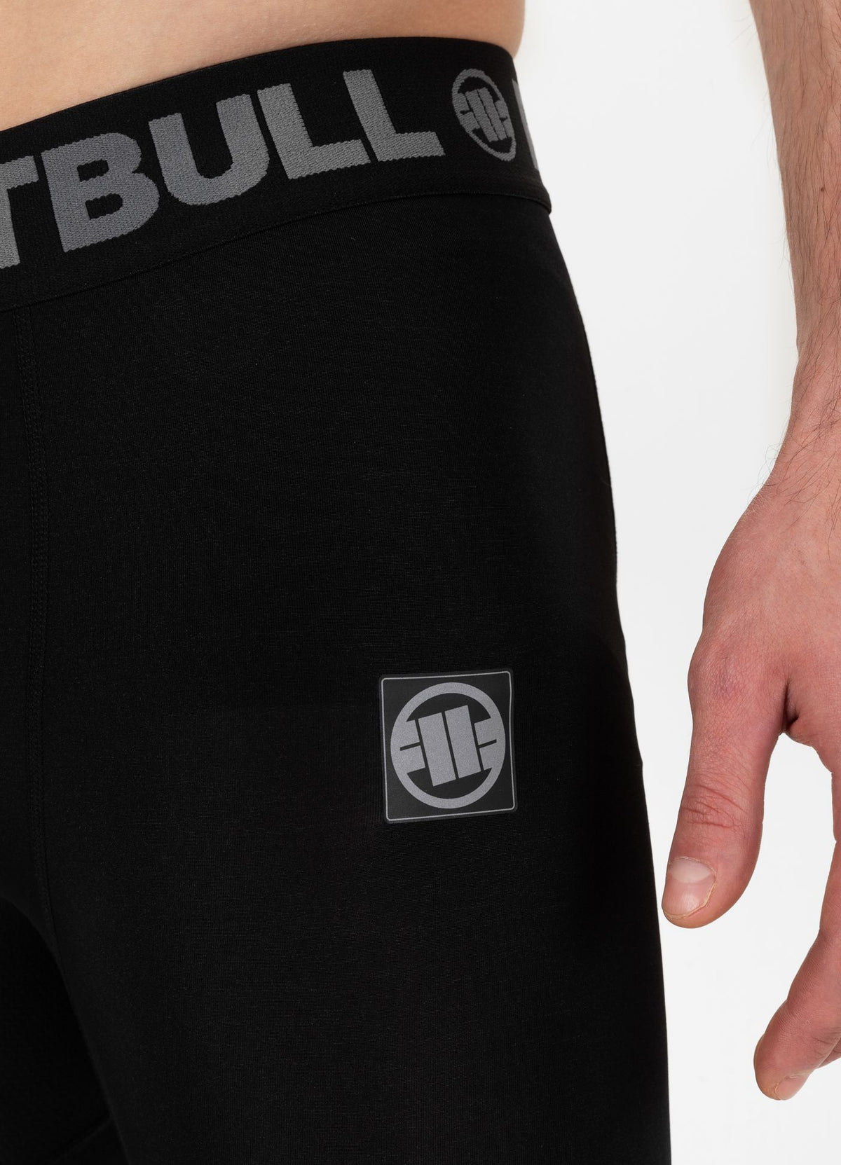 Sportleggings Herren Performance Pro plus New Logo - Schwarz