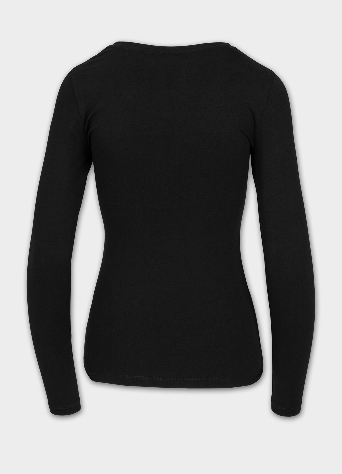 Damen Langarmshirt Slim Fit USA CAL - Schwarz