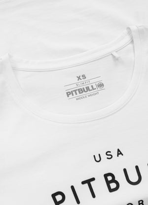 Damen Langarmshirt Slim Fit USA CAL - Weiß