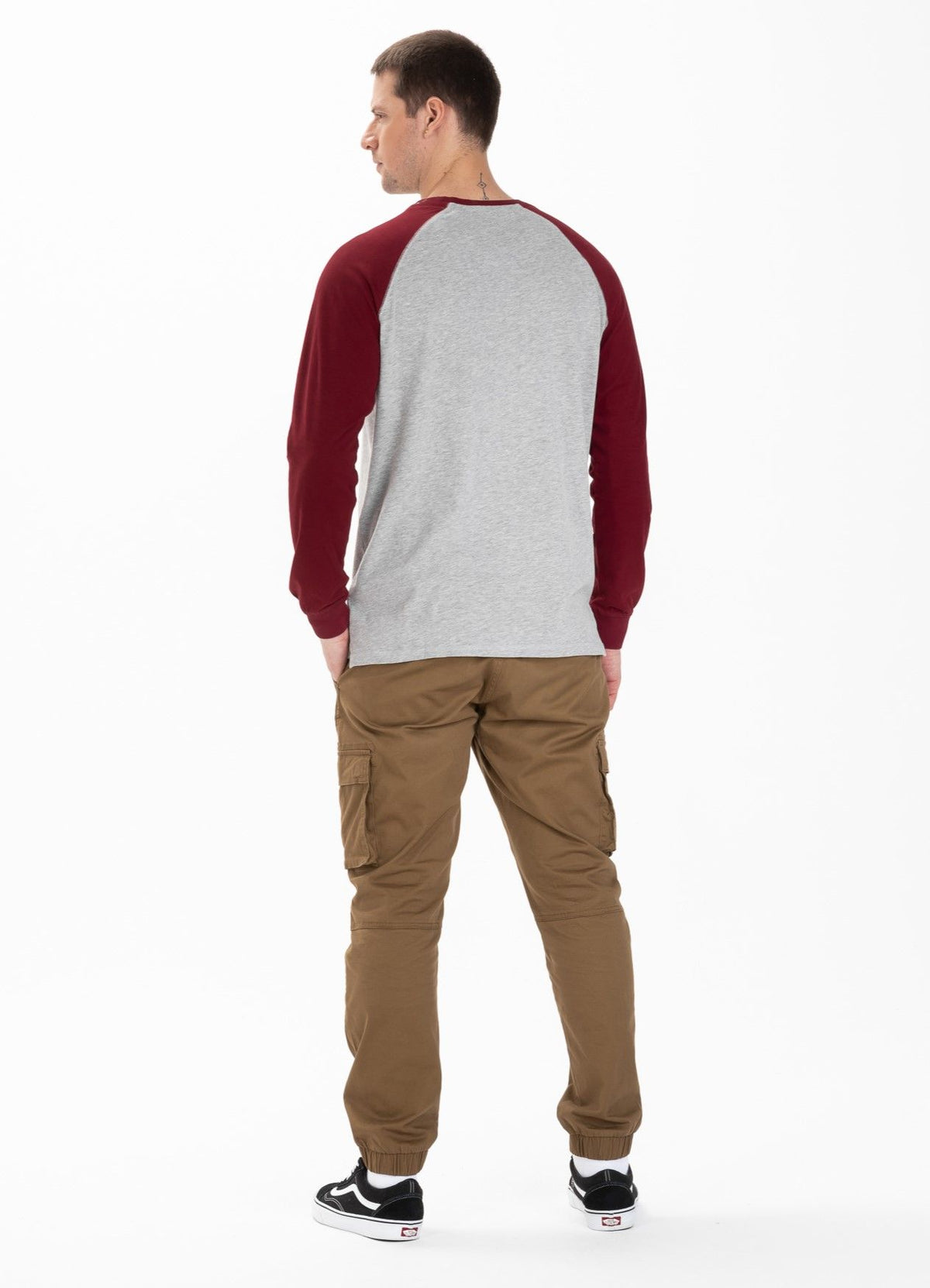 Longsleeve Garment Washed Raglan California - Pitbull.eu