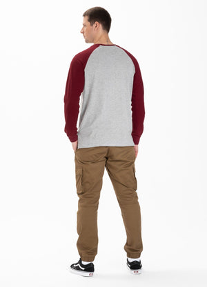 Longsleeve Garment Washed Raglan California - Pitbull.eu