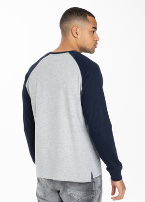 Longsleeve Heavyweight CALIFORNIA Grey/Dark Navy