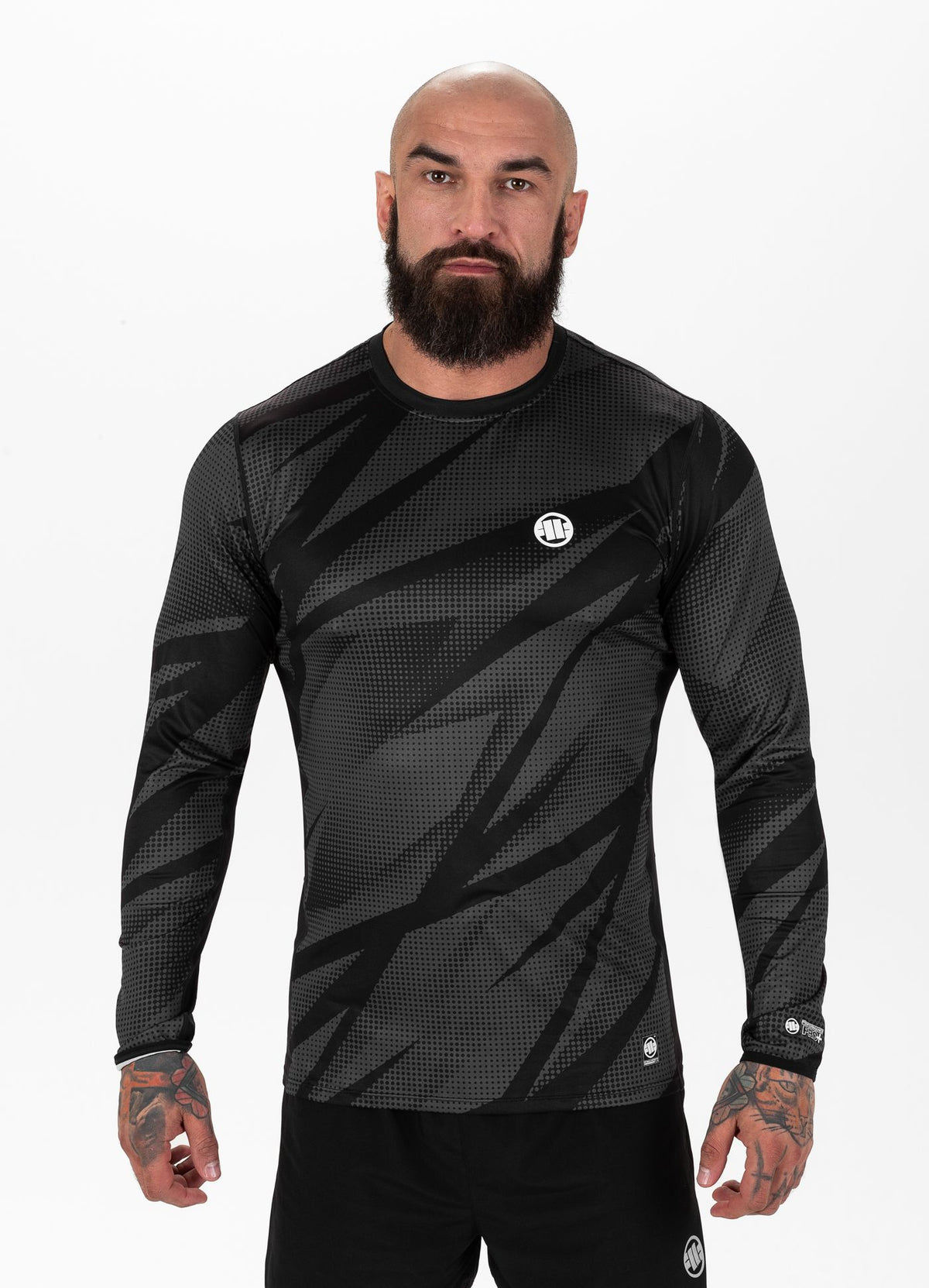 Langarmshirt Mesh Performance Pro plus Dot Camo II - Grau