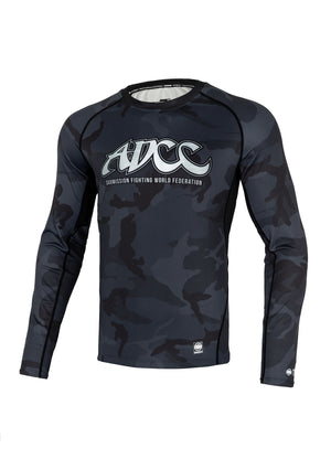 Langarm Rashguard ADCC Camo - Schwarzes Camouflage