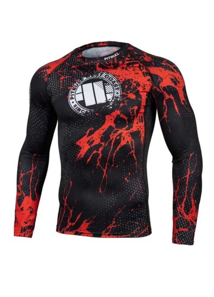 Rashguard Langarm Blood Dog