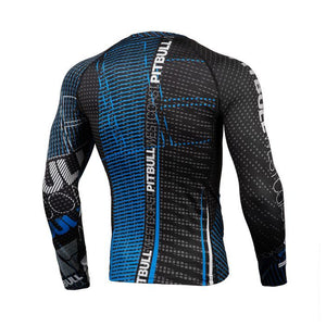 Charger Blue Langarm-Rashguard