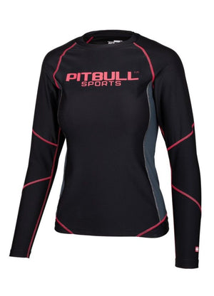 Damen Longsleeve Rashguard Compression PRO PLUS Rosa