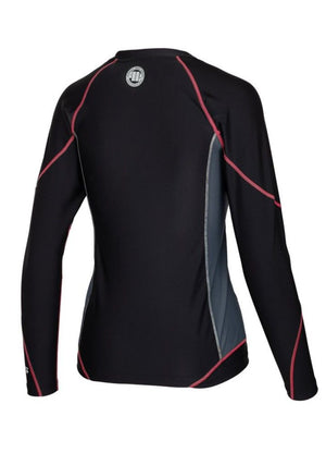 Damen Longsleeve Rashguard Compression PRO PLUS Rosa