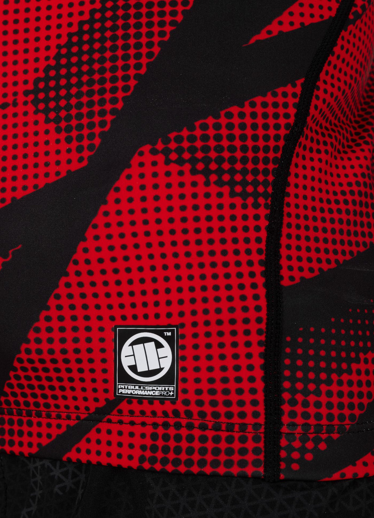 Langarm Rashguard Dot Camo II - Rot