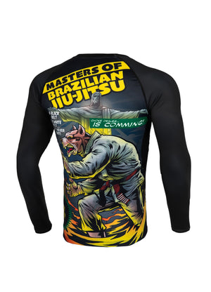 MASTERS OF BJJ HILLTOP Mesh-Langarm-T-Shirt