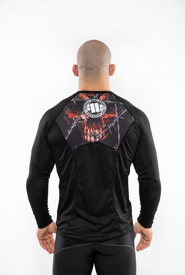 LANGARM RASHGUARD PERFORMANCE MESH WIRED SKULL