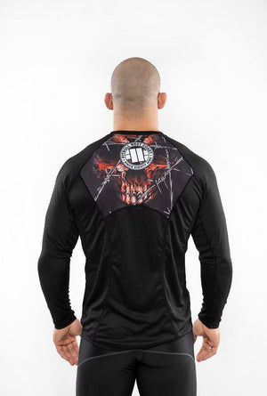 LANGARM RASHGUARD PERFORMANCE MESH WIRED SKULL