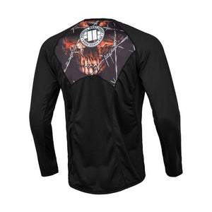 LANGARM RASHGUARD PERFORMANCE MESH WIRED SKULL