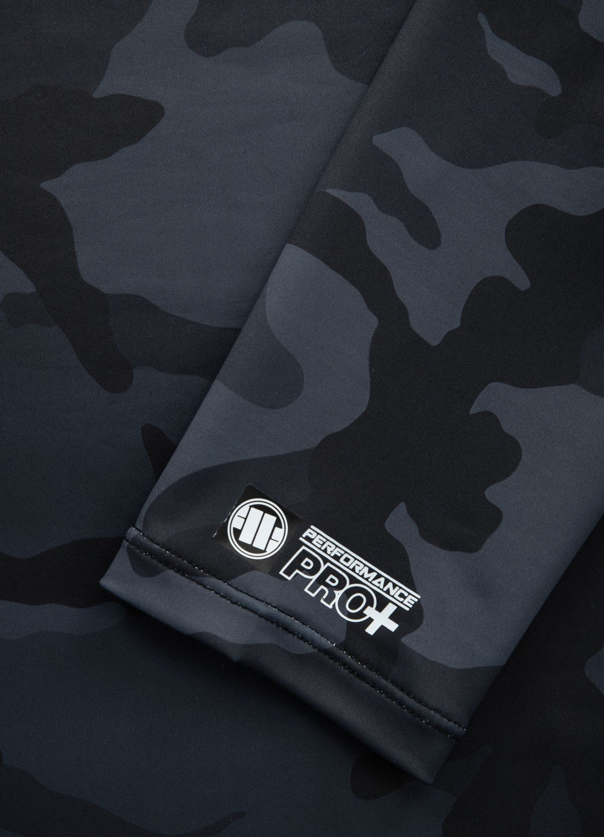 Longsleeve Rashguard Performance Pro plus All Black Camo Boxing - Pitbull.eu