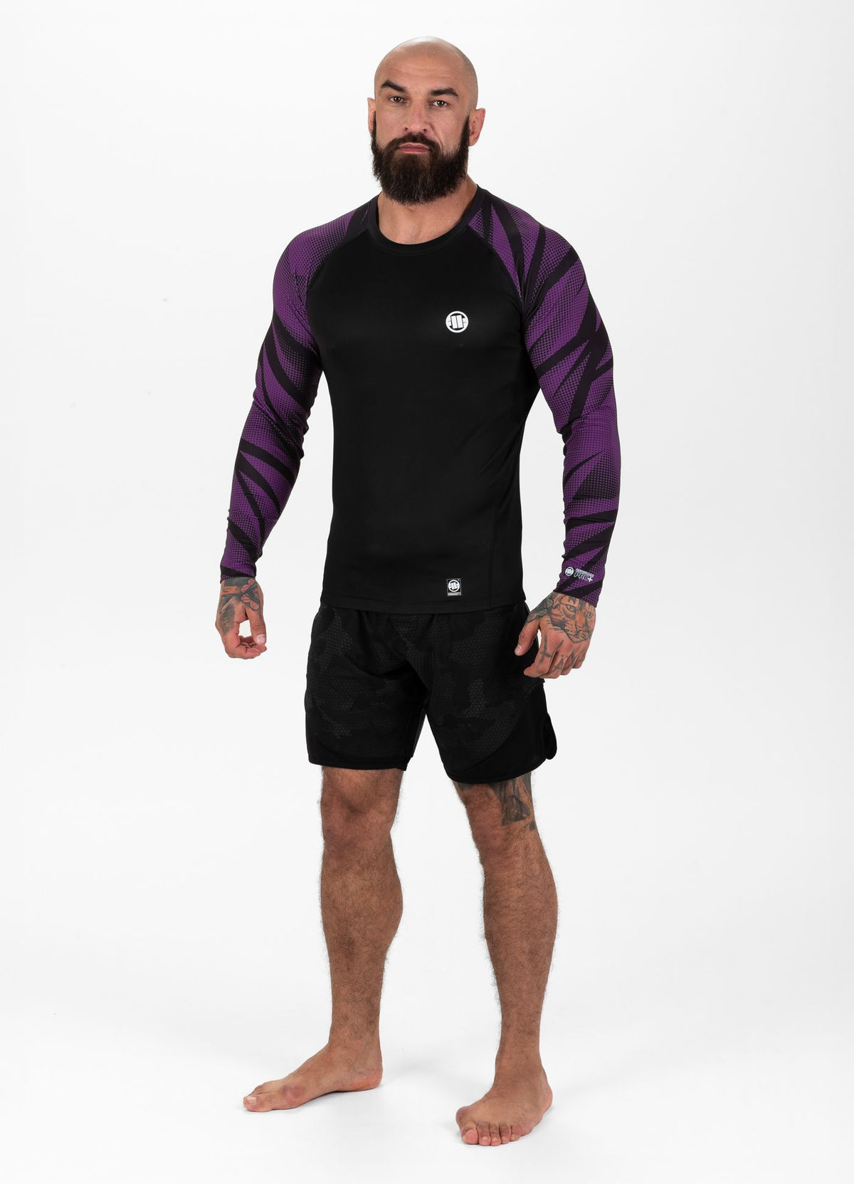 Langarm Rashguard Performance Pro plus Belt - Lila