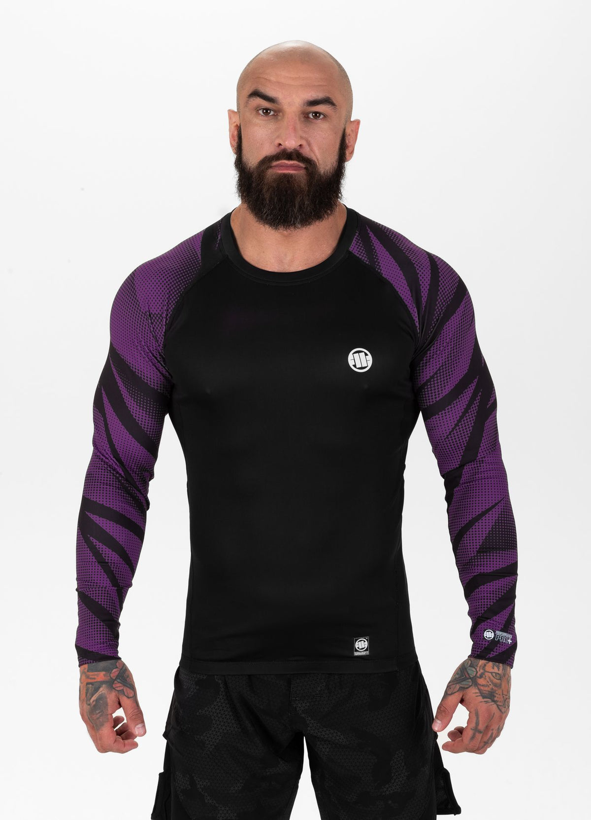 Langarm Rashguard Performance Pro plus Belt - Lila