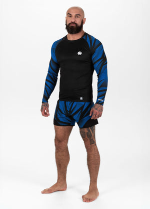 Langarm Rashguard Performance Pro plus Belt - Blau