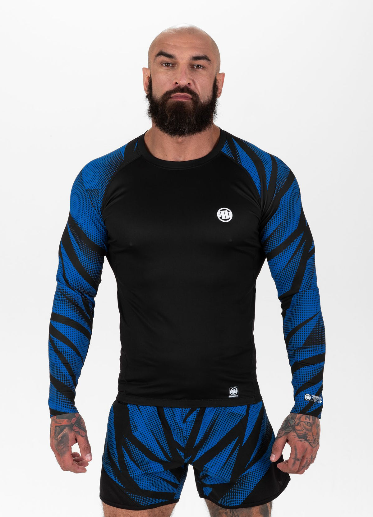 Langarm Rashguard Performance Pro plus Belt - Blau